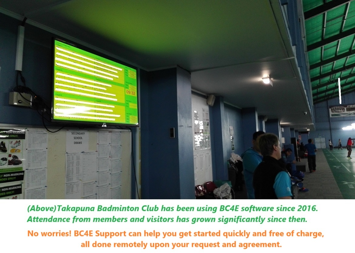 Club in use with subtitle