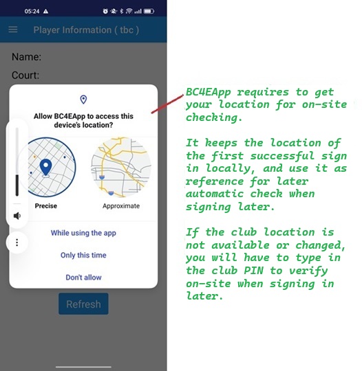 Permission de Localisation Android