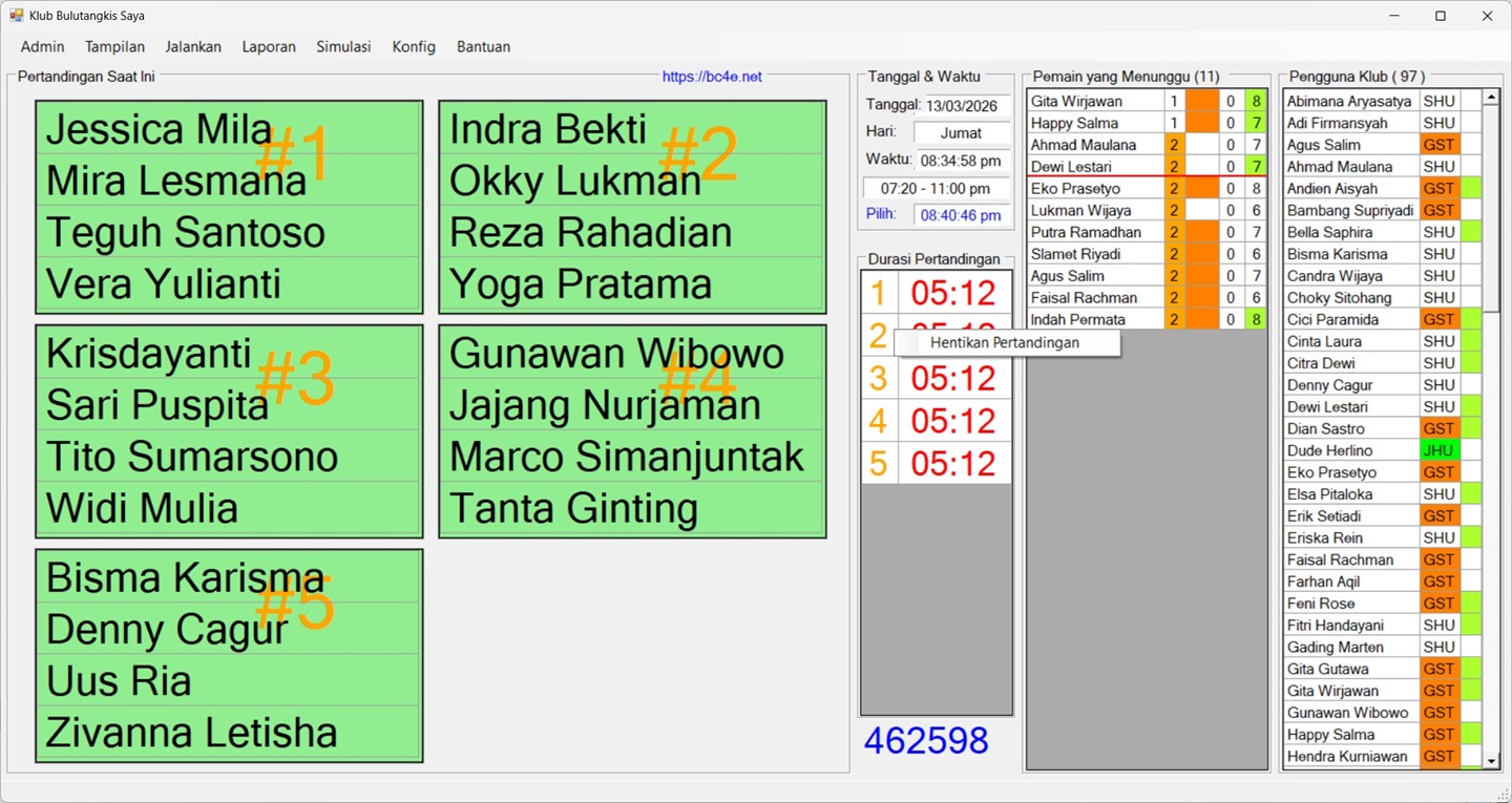 Mode Asinkron BC4E Hentikan Pertandingan